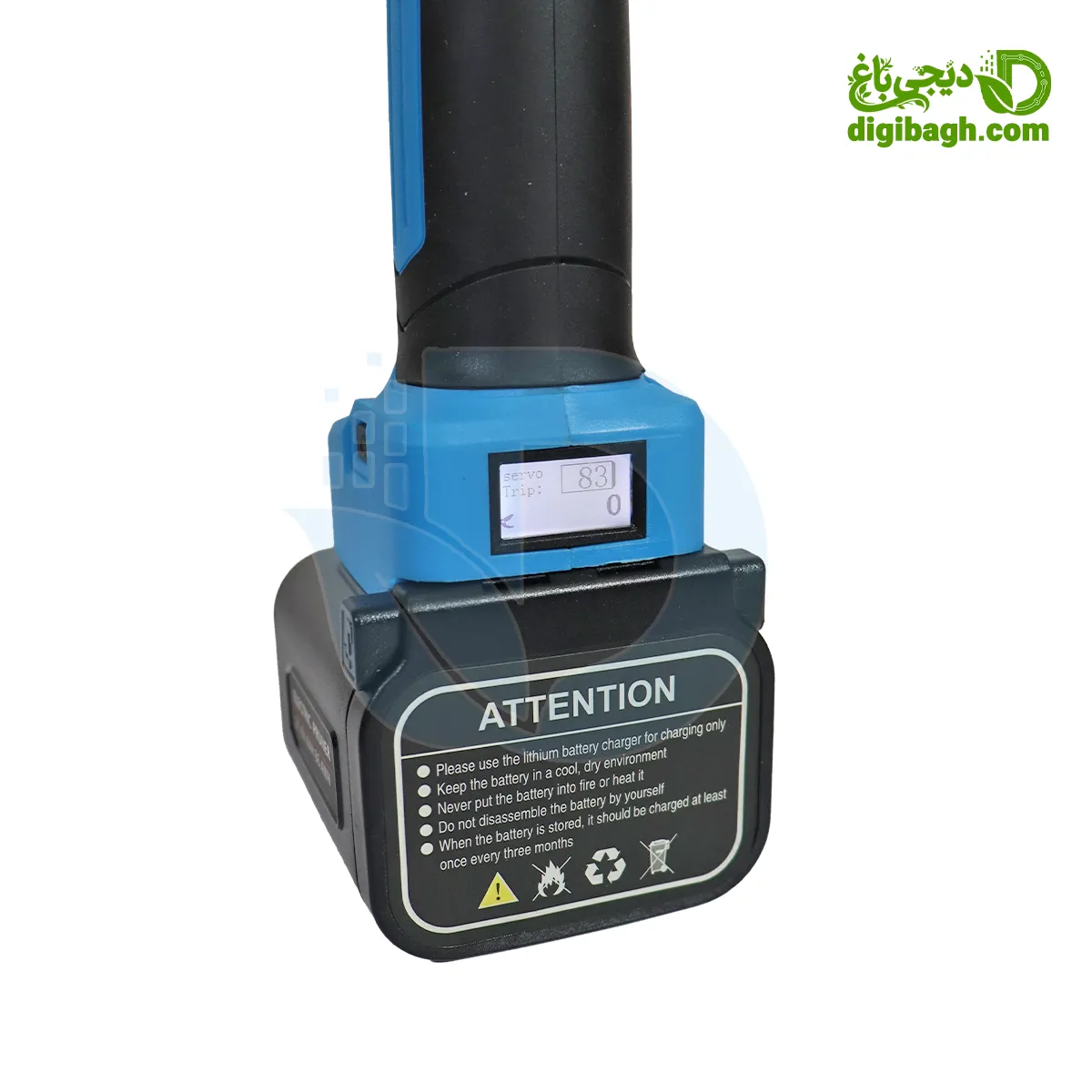 نمایشگر دیجیتال قیچی شارژی سوکا 8612 - قیمت قیچی شارژی سوکا - خرید قیچی شارژی سوکا 8612 - بزرگترین قیچی شارژی سوکا - قوی ترین قیچی شارژی سوکا - خرید قیچی شارژی - قیمت قیچی هرس شارژی سوکا - لوازم باغبانی هرس - قیچی هرس حرفه ای - قیمت قیچی هرس - دیجی باغ - فروشگاه ابزار باغبانی - فروشگاه اینترنتی لوازم باغبانی دیجی باغ