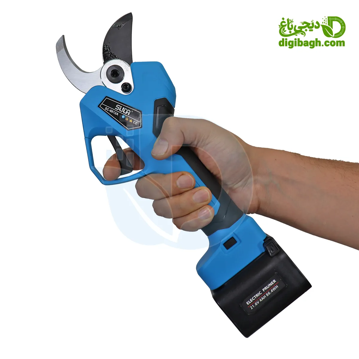 قیچی هرس شارژی سوکا مدل Sc 8612 - Suca Sc8612 - قیچی شارژی سوکا - انواع قیچی شارژی سوکا - انواع قیچی هرس شارژی - انواع قیچی باغبانی شارژی - قیچی شارژی باغبانی سوکا - قیچی شاخه زن شارژی سوکا - لوازم باغبانی دیجی باغ - فروشگاه لوازم باغبانی دیجی باغ - فروشگاه اینترنتی ابزار باغبانی - ابزار باغبانی دیجی باغ