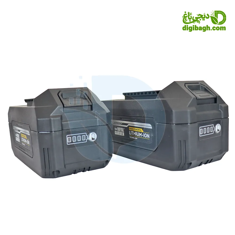 باتری های اره شارژی رویال گاردن - باتری 4000 میلی آمپری رویال گاردن - خرید اره شارژی - قیمت اره شارژی - اره شارژی قوی - اره شارژی قدرتمند - اره شارژی درخت بری - خرید اره شارژی قوی - فروشگاه لوازم باغبانی - قیمت لوازم باغبانی - فروشگاه دیجی باغ - لوازم باغبانی دیجی باغ